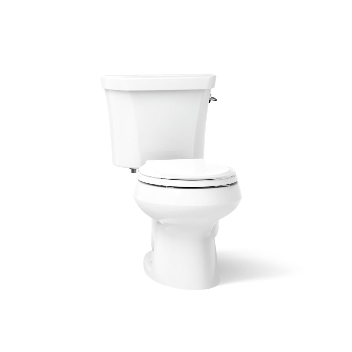 KOHLER K-3987-RA-0 Wellworth Round-Front Dual-Flush Toilet