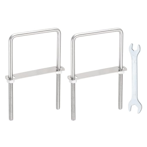 Boulon en U carré M10 contre la rouille des remorques de bateau, kit complet inox 304