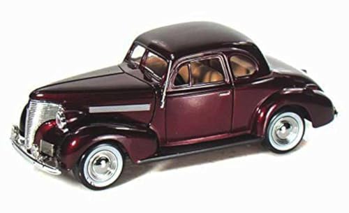 Modelo a escala 1:24 Chevrolet Coupe 1939 Burgundy