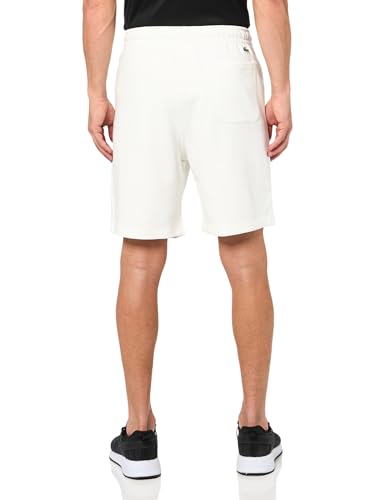 Lacoste Men's Regular Fit Spray Painted Shorts, White & Dark Blue, Large2