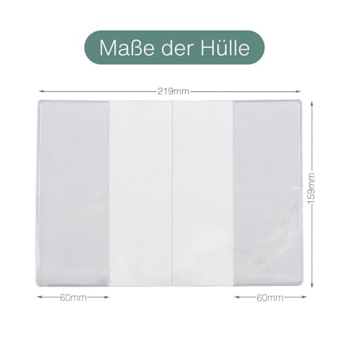 Wilhelm Fell Impfpasshülle für Tiere I Personalisierbar für deinen Hund I Persönliche Geschenkidee für Haustierbesitzer I Schutzhülle für den Impfpass für Haustiere (Pfote Beige)