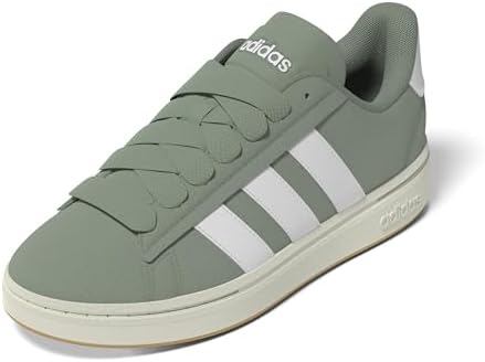 adidas Grand Court Alpha Tênis feminino, Verde prata/branco