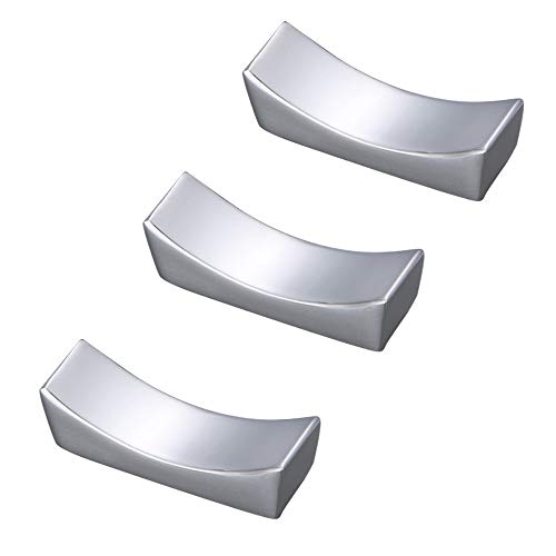 Stainless Steel Chopsticks Rests Holders cutter Rest Spoon Holder Set Fork Rack Tableware Stand Desktop Decorations Kitchen Gadget for Home Restaurant Silver 3Pcs