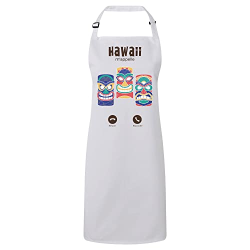 Tablier cuisine Hawaii vêtement protection chef cuisine plage surf