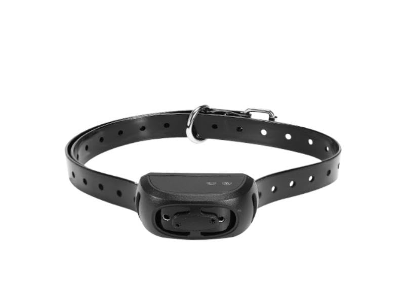 IP67 Waterproof Rechargeable Receiver with Beep Vibration Shock 9 Levels 1640 ft. Remote Range Dog Bark Collar Black