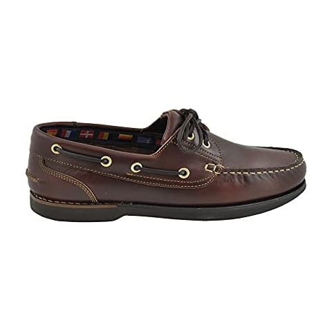 Benavente Náuticos de Piel con Cordones Marrón Cover