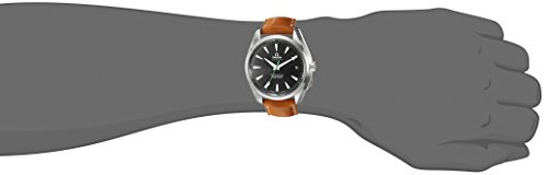 Omega Men's Seamaster150 Analog Swiss Automatic Brown Leather Watch3