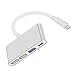 Produktbild ENET 4 in 1 Typ C Hub USB 3.0 USB-C Ladeadapter Konvertiert kompatibel mit MacBook Pro 13 Zoll 15 Zoll