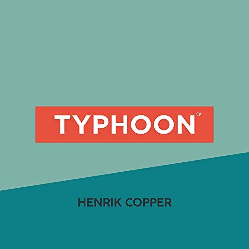 Typhoon Henrik Compost Caddy - Hardwearing Steel Kitchen Storage Bin with Copper Lid and Badge - Includes Two Carbon Filters for Odour Control - Grey