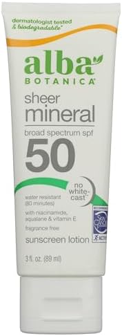 Alba Botanica Fragrance Free Sport SPF 45 Mineral Sunscreen, 4 oz.
