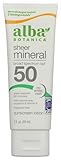 Alba Botanica Sunscreen Sport Mineral SPF 45, 4 Ounce