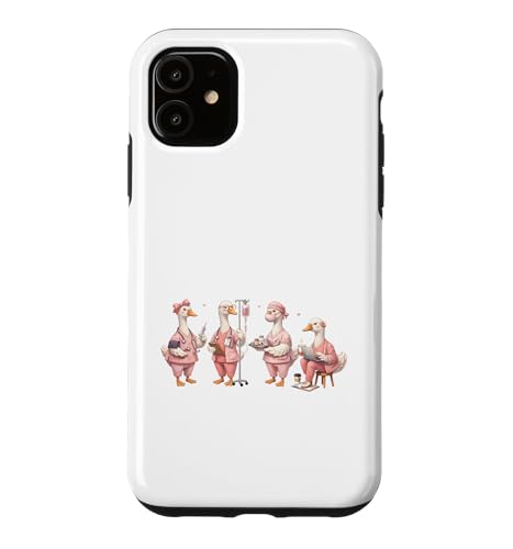 Whimsical Goose ��Ã`�[�� �w���X�P�A�N���[�B �X�}�z�P�[�X iPhone 11 �p