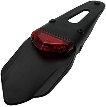MACHSWON Motorcycle Rear Fender LED Brake Red Tail Light Lamp with Turn Signal lights for Off-road Motorcycle Motocross Dirt Bike,Mudguard LED Tail Stop Tail Brake Light