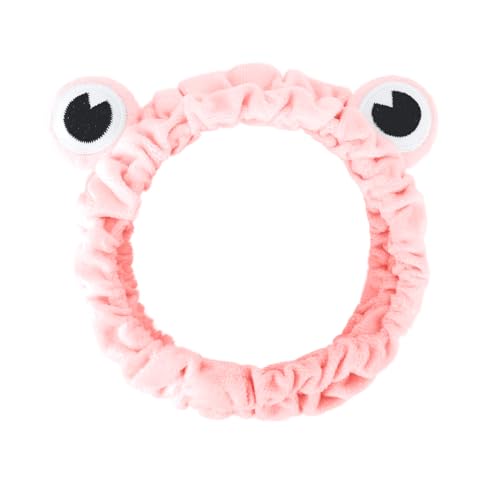 Jowmoy Green Frog Eye Elastic Headband - Versatile for Spa, Skincare, Makeup, Face Wash, Fun (1 Pack)
