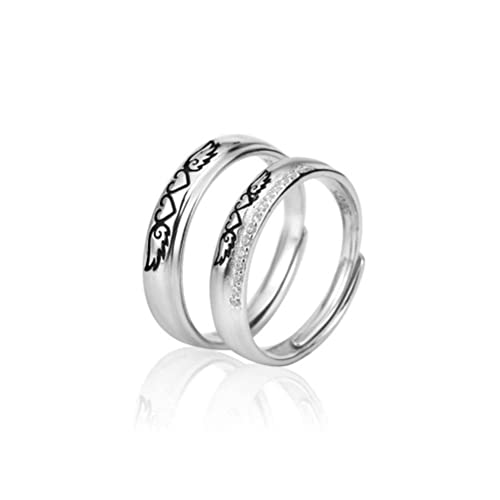 Anneau de doigt sterling metal S925 pour look quotidien minimaliste