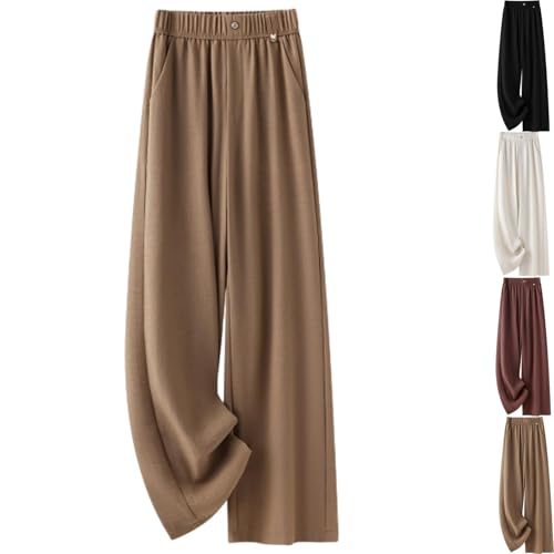 Swiftpura- High Rise Ultra Soft Pull-On Drape Pants, Comfy Pleated Perfect Drape High Rise Pull-On Stretch Wide Leg Pants
