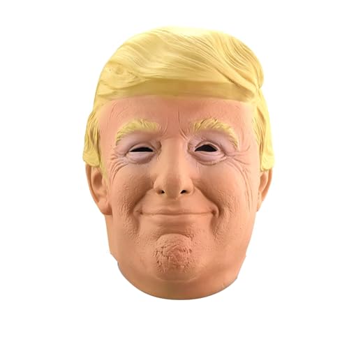 Hpbaggy Donald Trump Latexmaske Präsident Donald Trump Politiker Maske Kostüm für Erwachsene