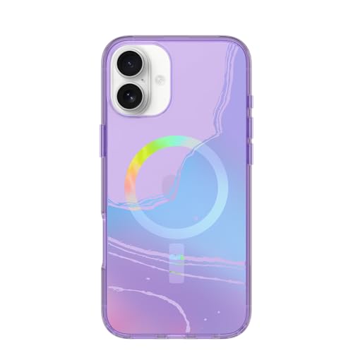 Image of OtterBox iPhone 16 Plus Symmetry Series Clear Case - Galactic Dreaming Purple - Ultra-Thin, Sleek iPhone Case, Colorful Opaque iPhone Case