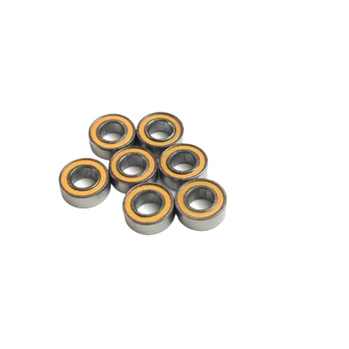 Roulement 686RS 6x13x5mm ABEC-3 étanche orange pour voiture et camion RC, lot de 10 pièces