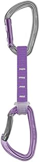Petzl DJINN AXESS Quickdraw - Durable, Lightweight Quickdraw for Sport, Trad, and Aid Climbing - Violet - 12 cm