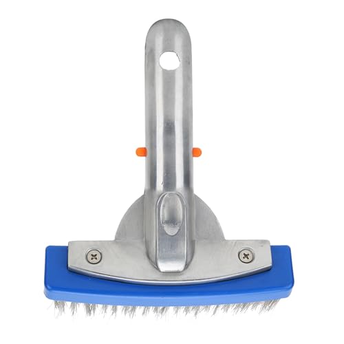 Swimming Pool Stainless Steel Brush Efficiently Cleans Stains and Algae Underwater 5.5in Spa Pond Floor Wall Tool