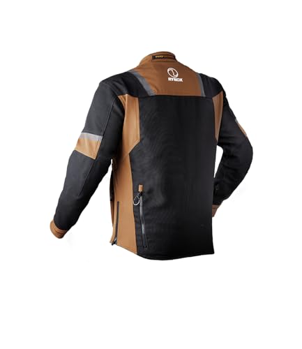 Image of Rynox Outlander Pro Jacket CE Certified Class AA - Motorcycle Riding Jacket | Impact Protection | Abrasion Resistance | Water Resistant | Shoulder, Elbow, Back, Chest Protectors