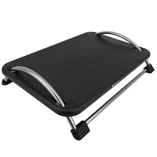 Techly 305564 Poggiapiedi Regolabile Nero