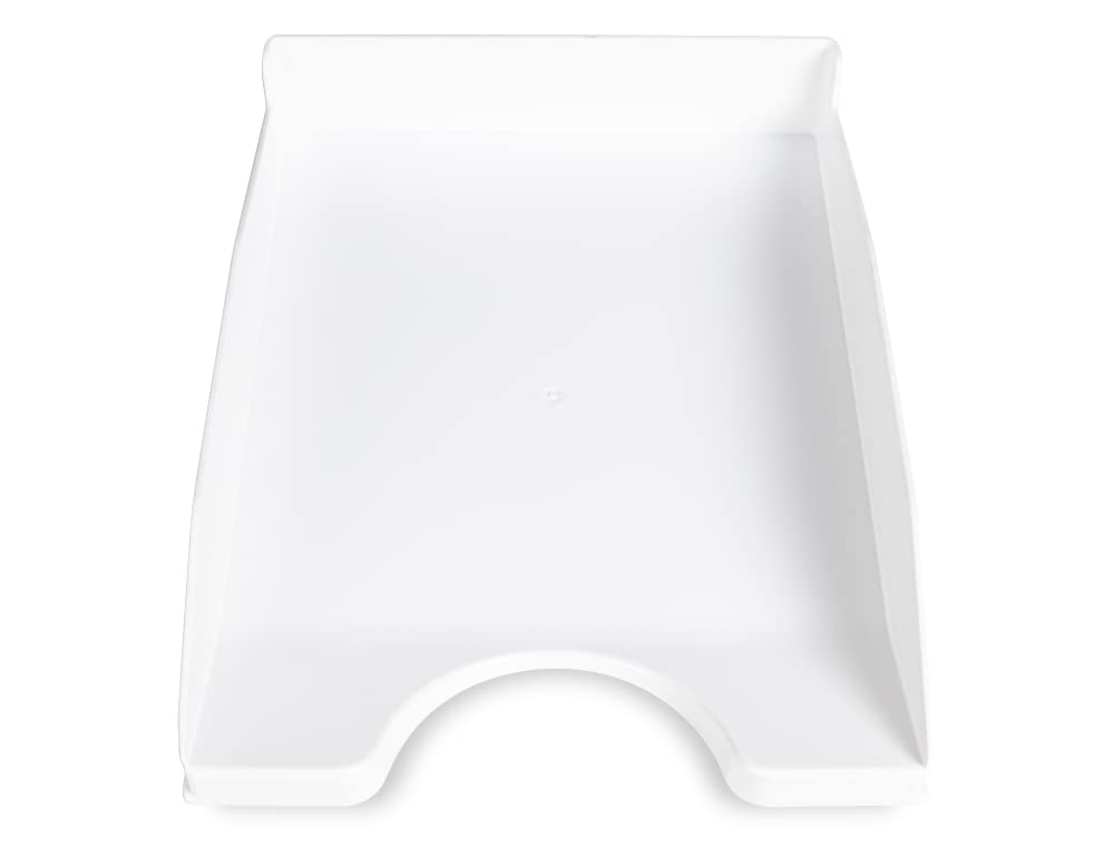 Ecogreen Office Paper Bandejas de Oficina Apilables 6 Piezas Organizador Escritorio Blanco Pastel