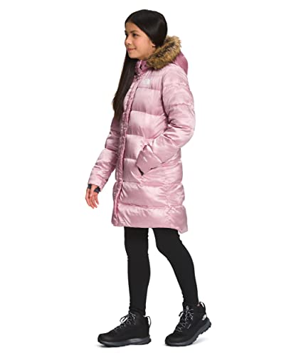 The North Face Girls' North Down Long Parka, Cameo Pink , X-Large #TOP2