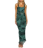 Lrady Women's Two Piece Skirt Sets Beach Formal Wedding Guest Sleeveless Peplum Ruffle Party Maxi...