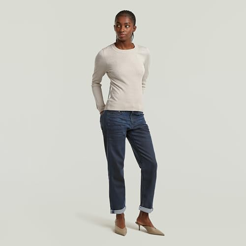 G-STAR Damen Kate Boyfriend Jeans, Blau (Rinsed Ink Blue Coated D15264-d775-h432), 28W / 36L – Ansicht 6