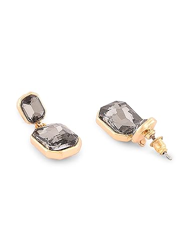 Crystal Shine Stones Studded Stud Earrings - ZPFK16216
