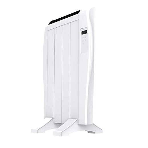 Cecotec Radiador Eléctrico Bajo Consumo Ready Warm 800 Thermal Connected. 4 Elementos, 600 W, De pared o pie, Temporizador, Mando a Distancia, Pantalla LCD, Control Wifi