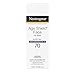 Neutrogena Age Shield Face Oil-Free Sunscreen Lotion with Broad Spectrum SPF 70, Non-Comedogenic Moisturizing Sunscreen to Help Prevent Signs of Aging, PABA-Free, 3 fl. oz (Pack of 3)
