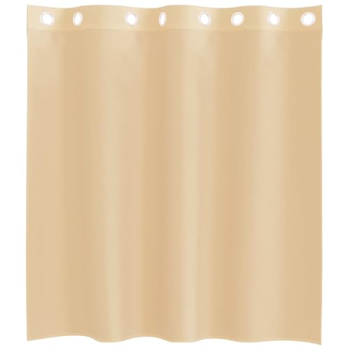 Voilage sable haut de gamme 100% polyester à œillets - 4