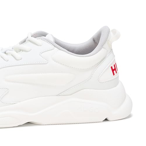 Image of Hugo Men's Running Style Sneakers with Thick Rubber Sole