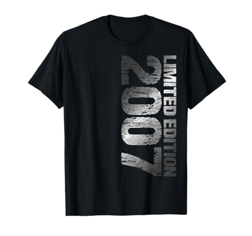 2007 Junge Mädchen 18. Geburtstag Limited Edition 18 T-Shirt