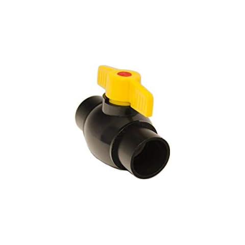 Pisces 1.5" Pond Ball Valve - PVC Solvent Weld Hose Pipe Water Flow Control Cover