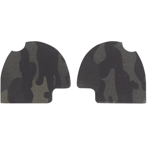 Patchs camouflage pour casque C-OMTAC avec stickers de protection acoustique haute densité