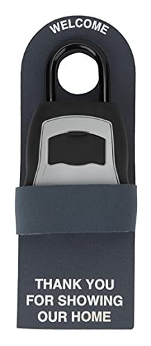 Lock Box Door Guard with Strap (Dark Grey - 2 Pack)