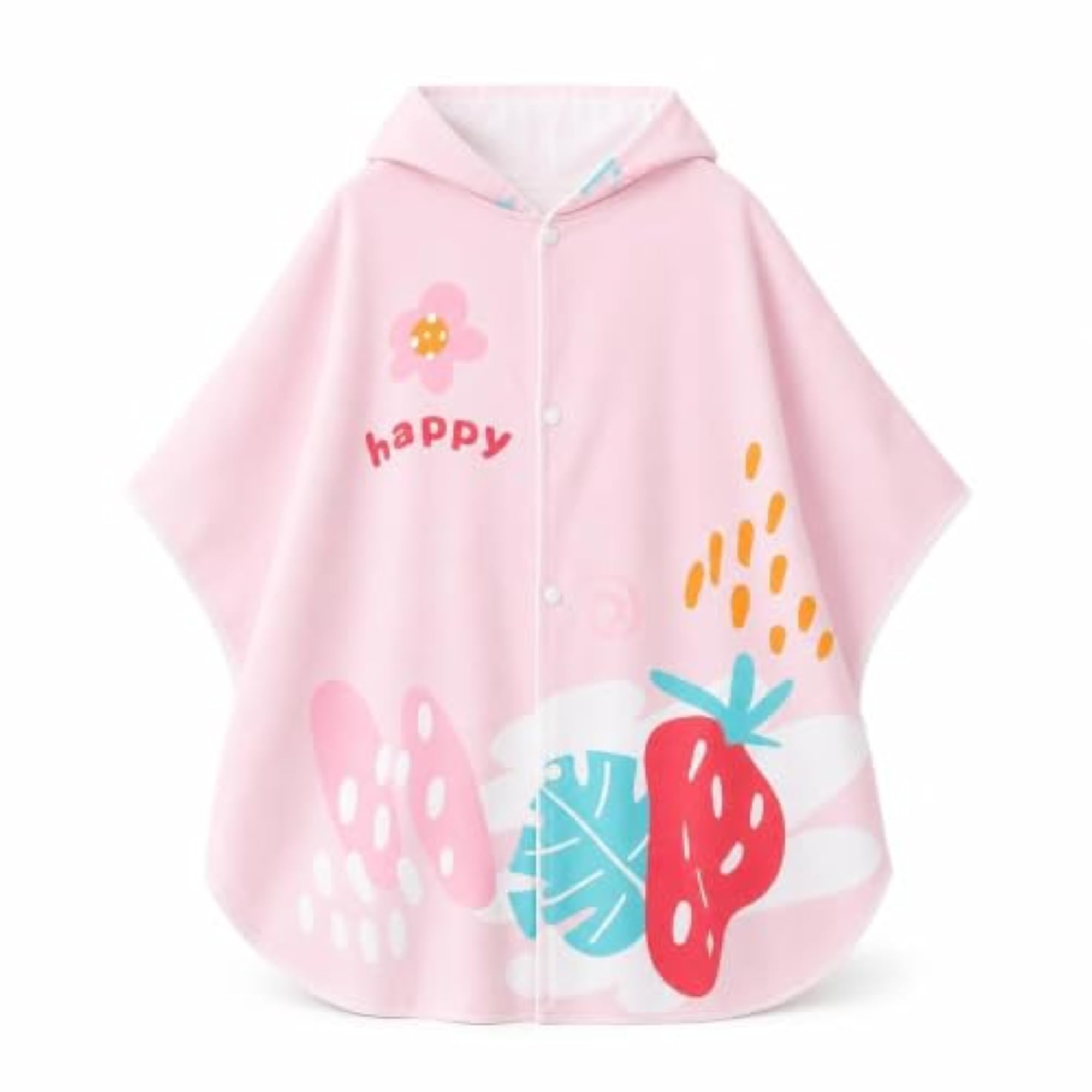 Kids Hooded Beach Towel Poncho Quick Dry