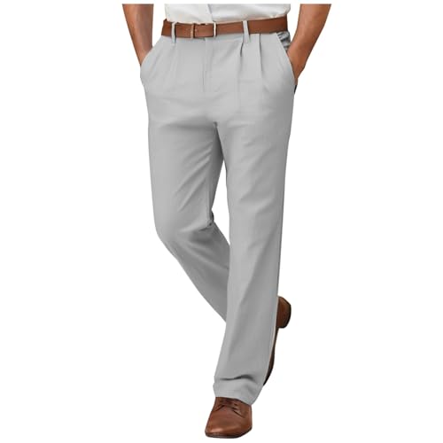 Golf Pants Men Stretch Relaxed Fit Work Dress Pant Quick Dry Lightwieght Business Casual Comfy Trousers with Pockets