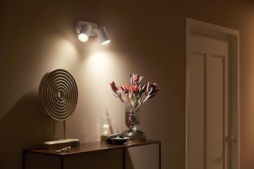 Philips Hue White & Color Ambiance Fugato Spot 2 flg. weiß 2x350lm, dimmbar, 16 Mio. Farben, steuerbar via App, kompatibel mit Amazon Alexa (Echo, Echo Dot) 6