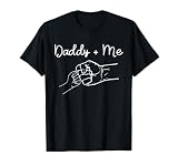 Daddy and Me Best Dad Ever Fist Bump Funny Father's Day T-Shirt Small