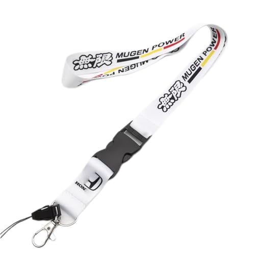 [BERFFX] Mu-gen Po-wer ���S ���[�V���O �l�b�N�L�[ �X�g���b�v �g�ѓd�b �����L�[�z���_�[ �l�b�N�X�g���b�v �X�g���b�v ID �o�b�W �J�[�h �n���M���O���[�v (Color : White)