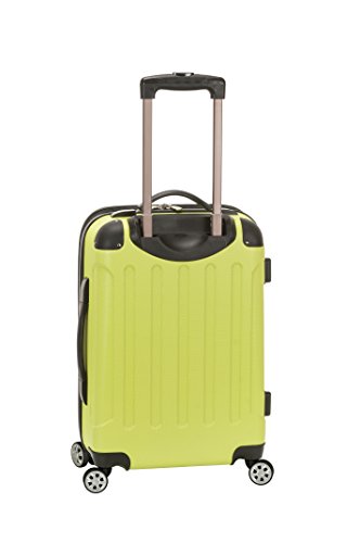 Image of Rockland London Hardside Spinner Wheel Luggage, Lime, 3-Piece Set (20 /24 /28)