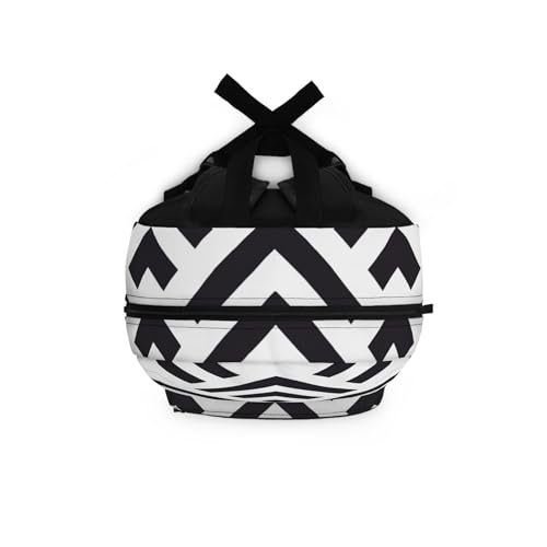 Backpack Modern Geometric Black and White Pattern Design for Stylish Interiors4