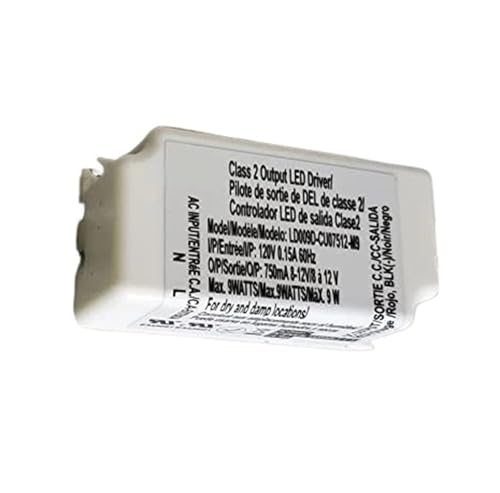 Pilote LED 9W résout le problème de clignotement des lampes entrée 100-240V CA 6-12V