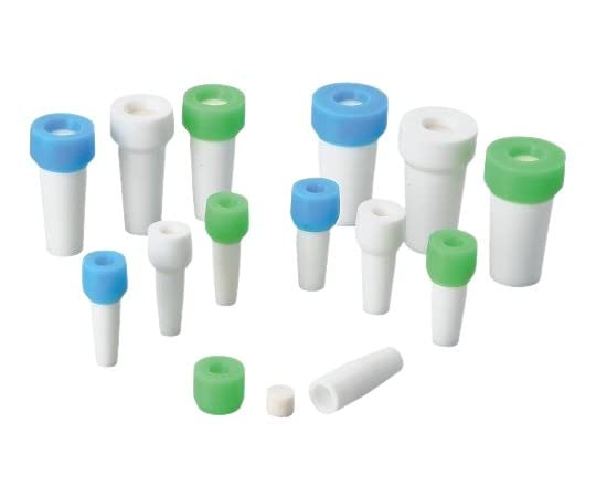 アズワン セラミック培養栓(セラミックルーク栓) グリーン 10個入 TEC-22 /4-828-06
