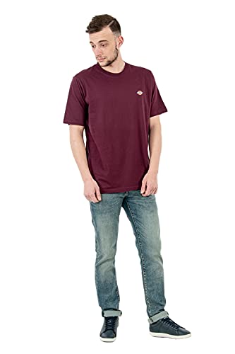 Dickies Mapleton Uomo T-Shirt Marrone/Rosso S 100%...